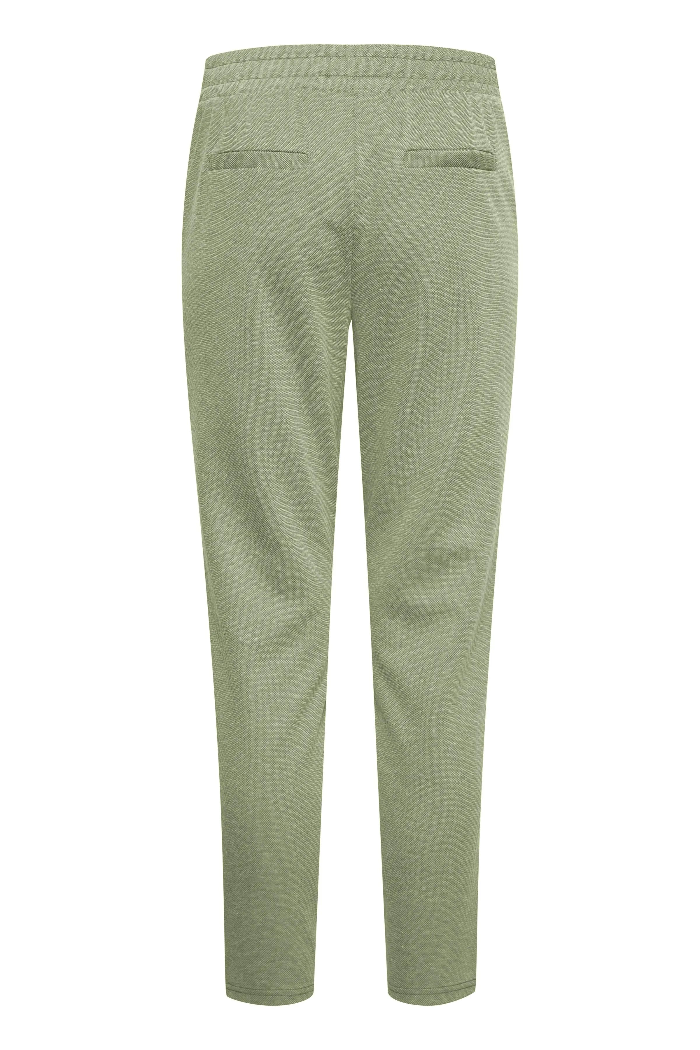 Pantalones ICHI Kate Piqué Willow Bough - ECRU