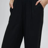 Pantalones ICHI Marrakech Black - ECRU