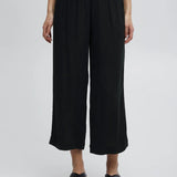 Pantalones ICHI Marrakech Black - ECRU