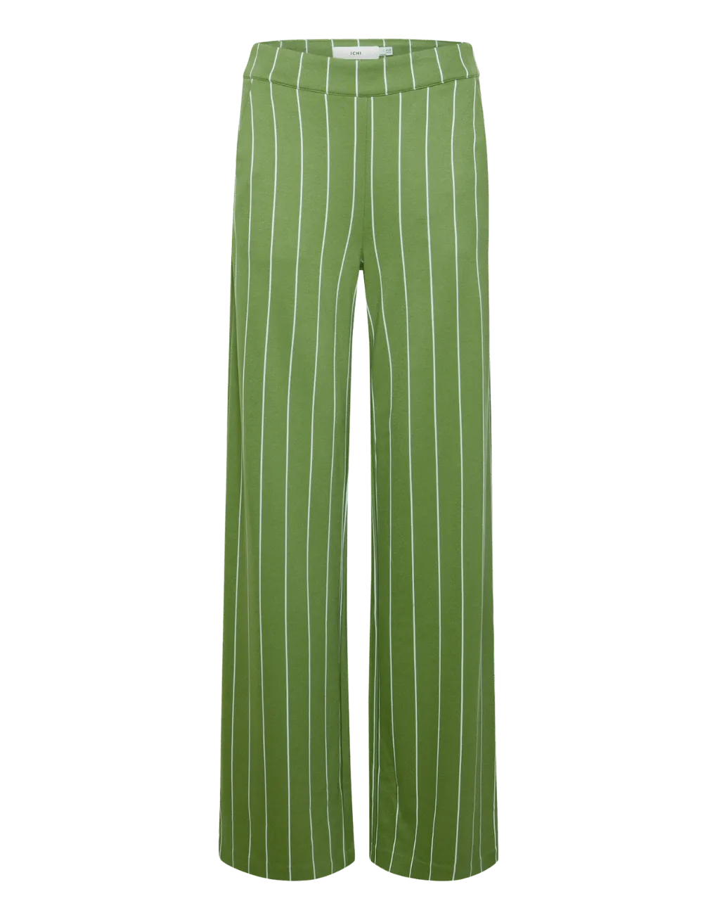 Pantalones ICHI Wide Ruti Willow Bough - ECRU