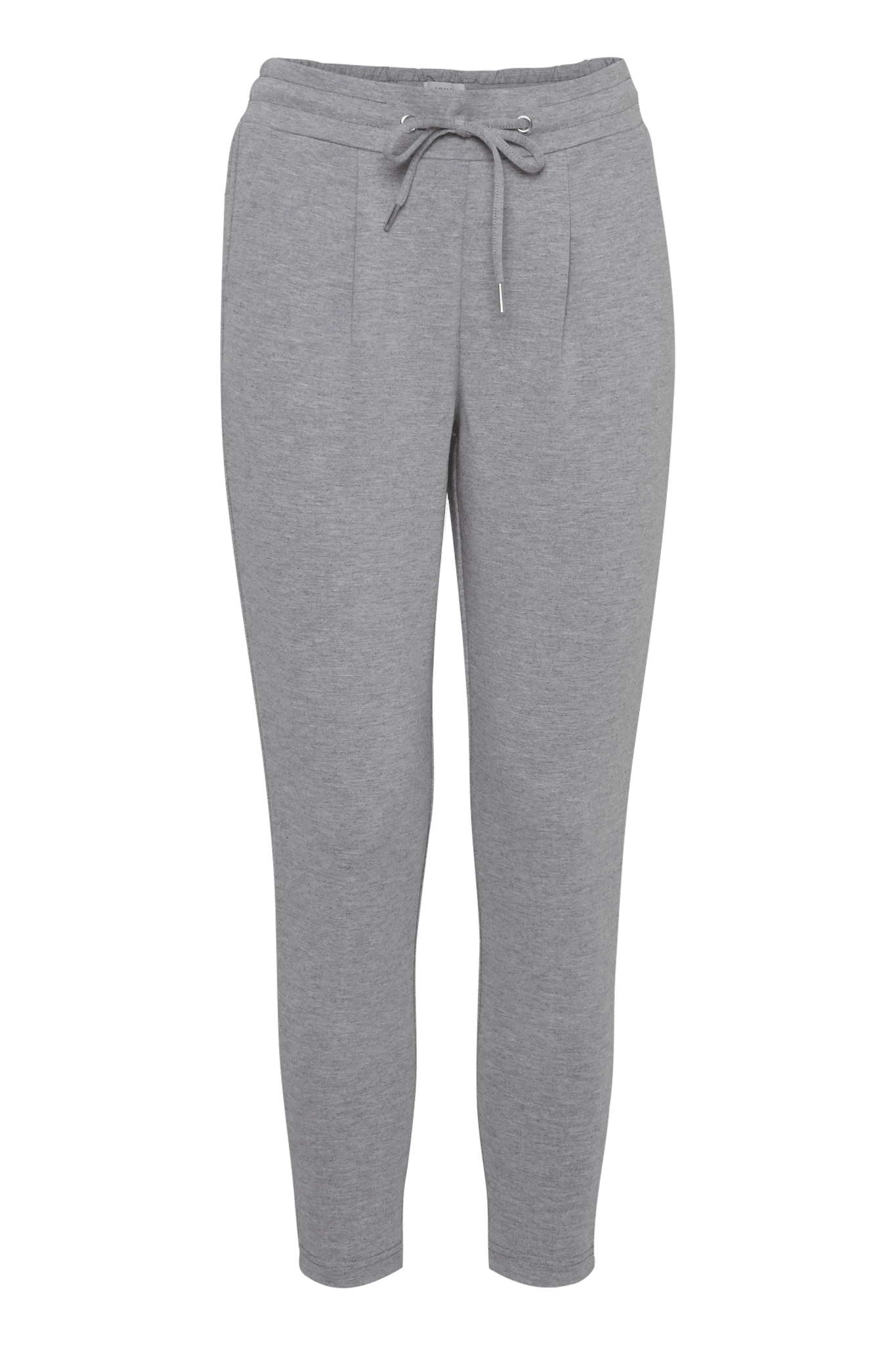 Pantalones Kate Cropped Grey Melange - ECRU