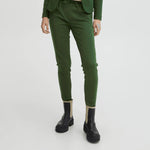 Pantalones Kate Cropped Kombu Green - ECRU