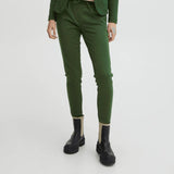 Pantalones Kate Cropped Kombu Green - ECRU