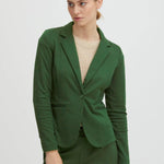 Pantalones Kate Cropped Kombu Green - ECRU