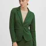 Pantalones Kate Cropped Kombu Green - ECRU