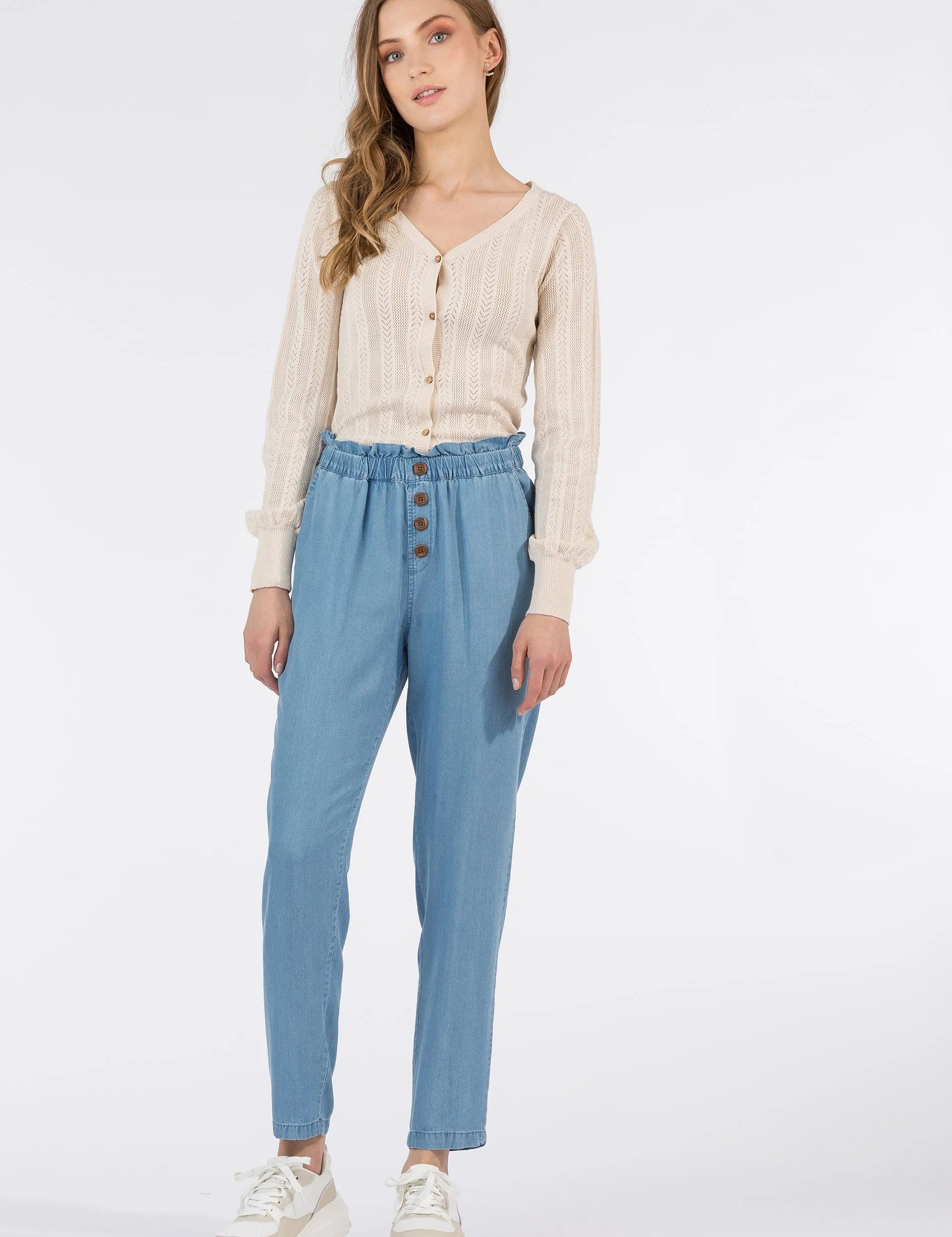 Pantalones Lax 6 - ECRU