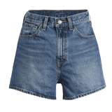 Pantalones Levi's® Cortos Mom De Los 80 Medium Indigo Worn In Azul - ECRU