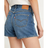 Pantalones Levi's® Cortos Mom De Los 80 Medium Indigo Worn In Azul - ECRU