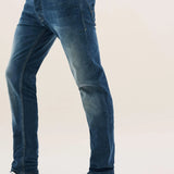 PANTALONES LIMA GREENCAST CON DESGASTE - ECRU