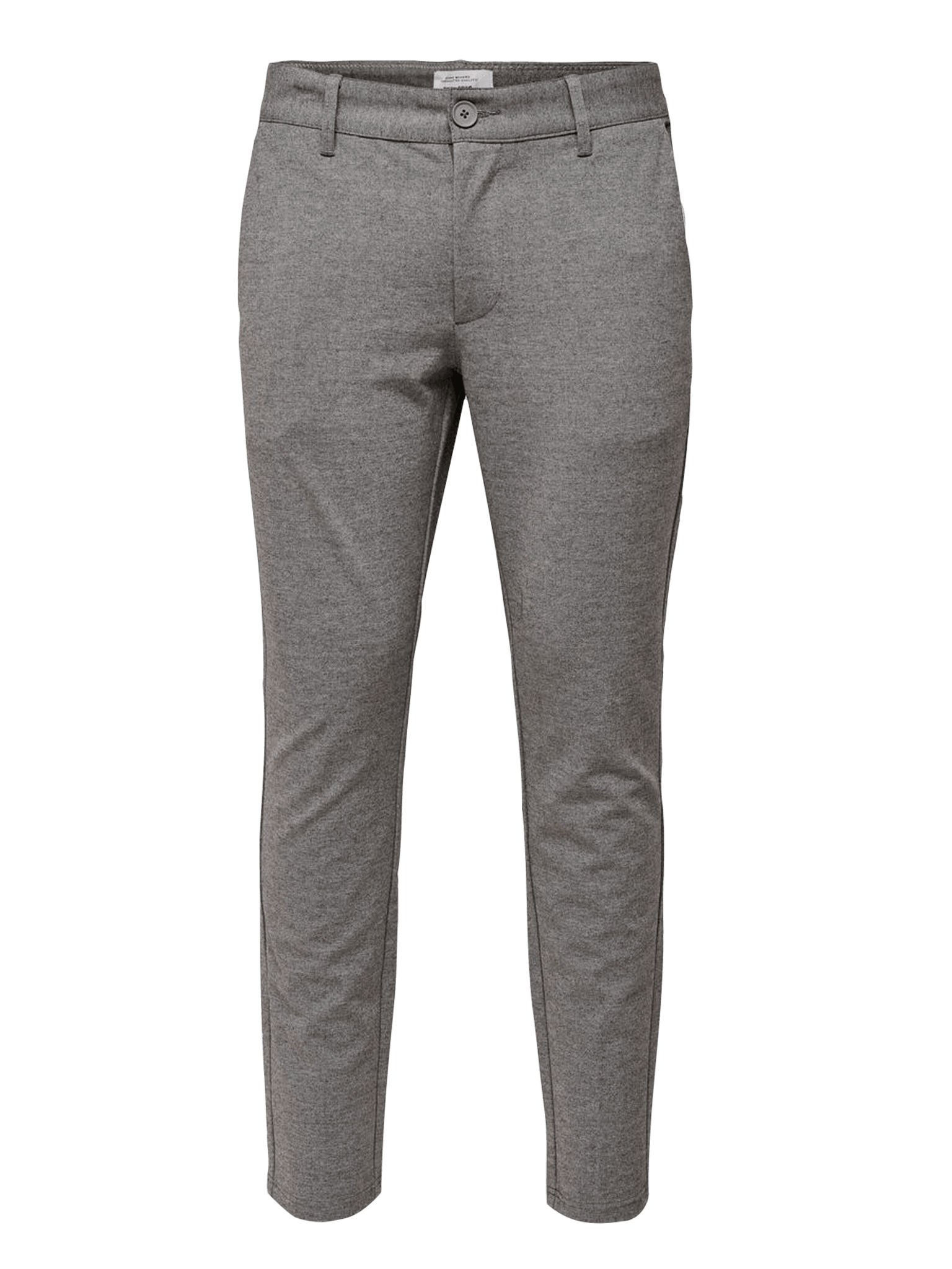 Pantalones Mark Tejido Jogger Medium Grey Melange - ECRU