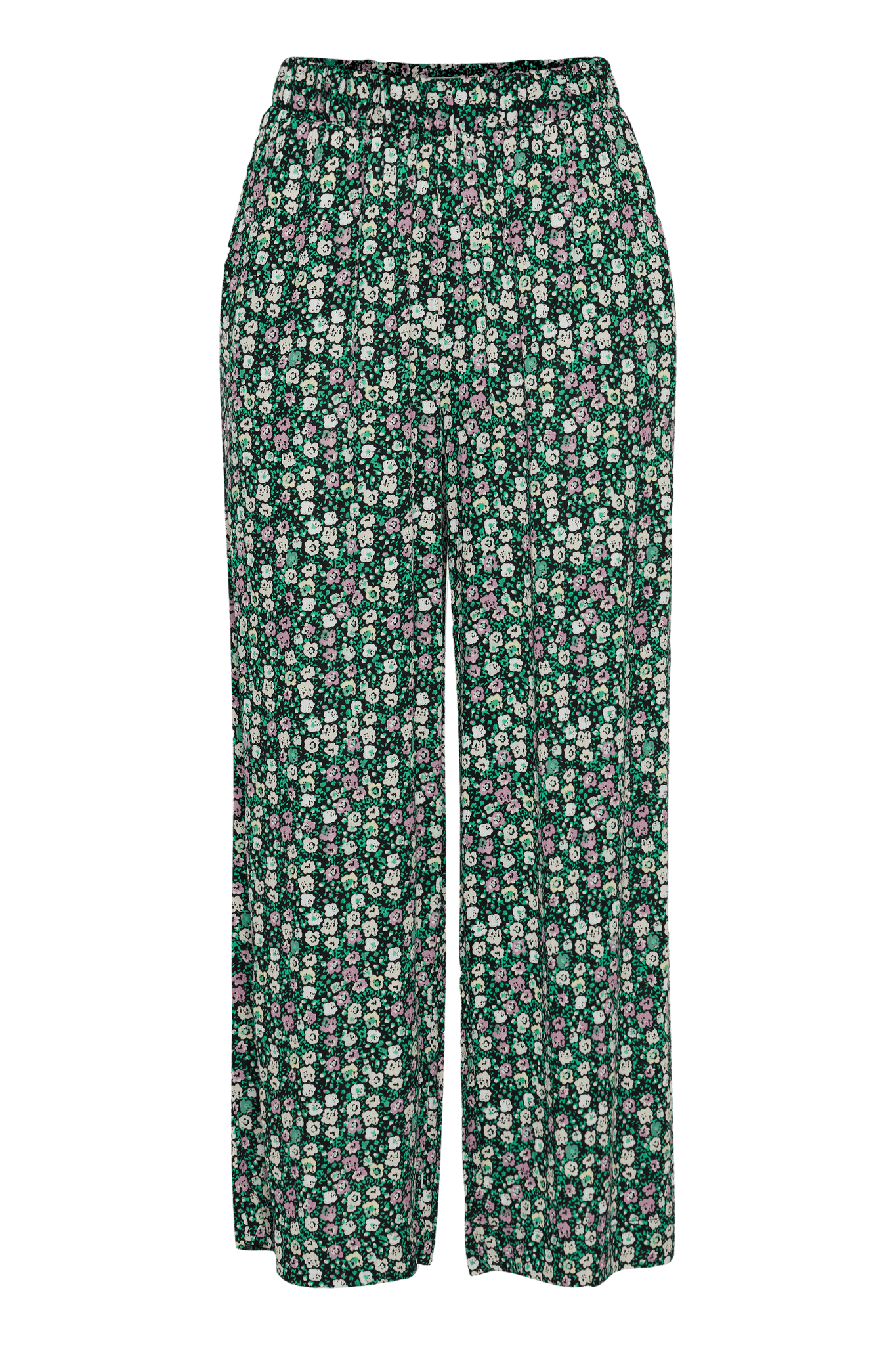 Pantalones Marrakech Multi Color Holly Green - ECRU