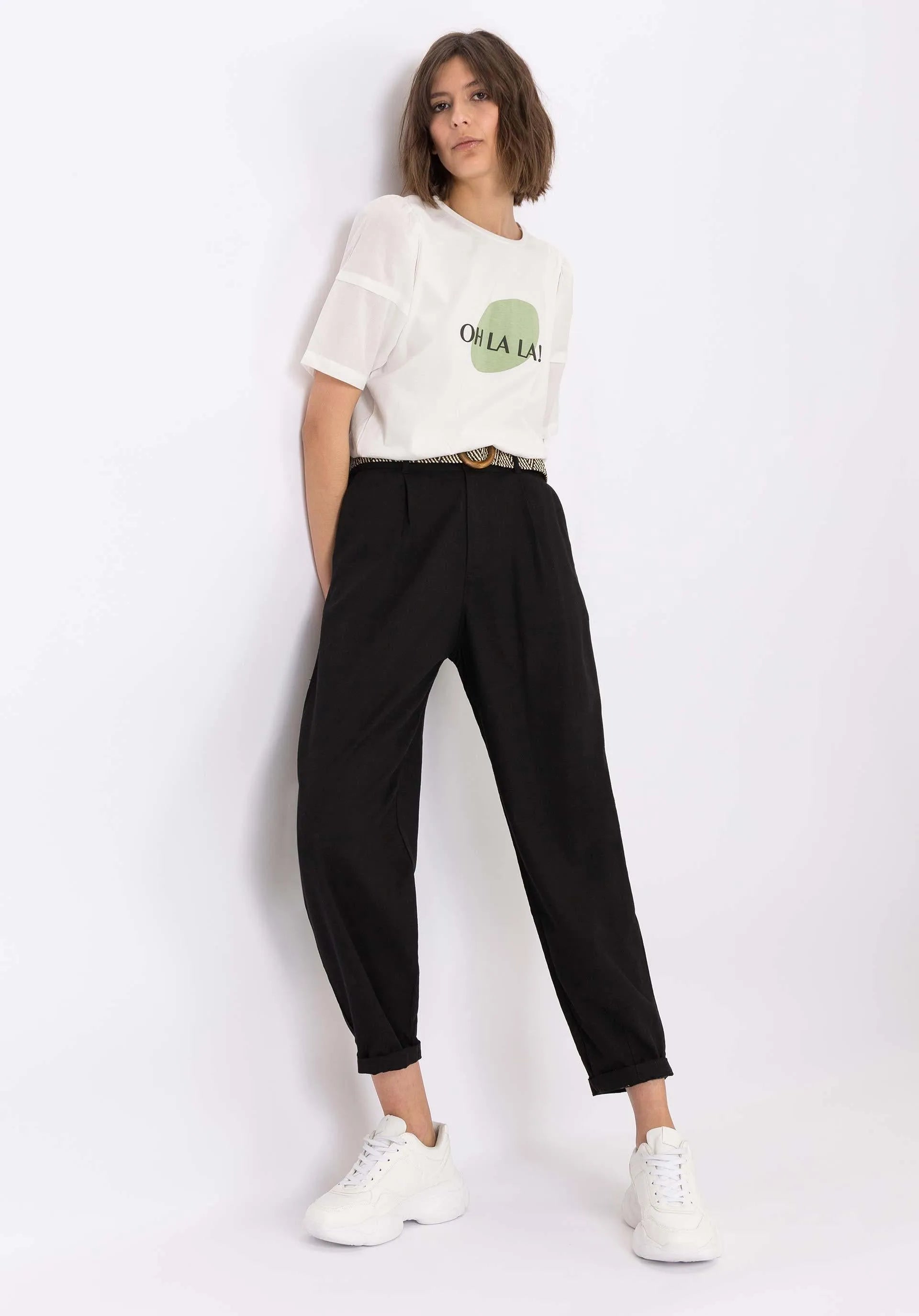 Pantalones Mulan - ECRU