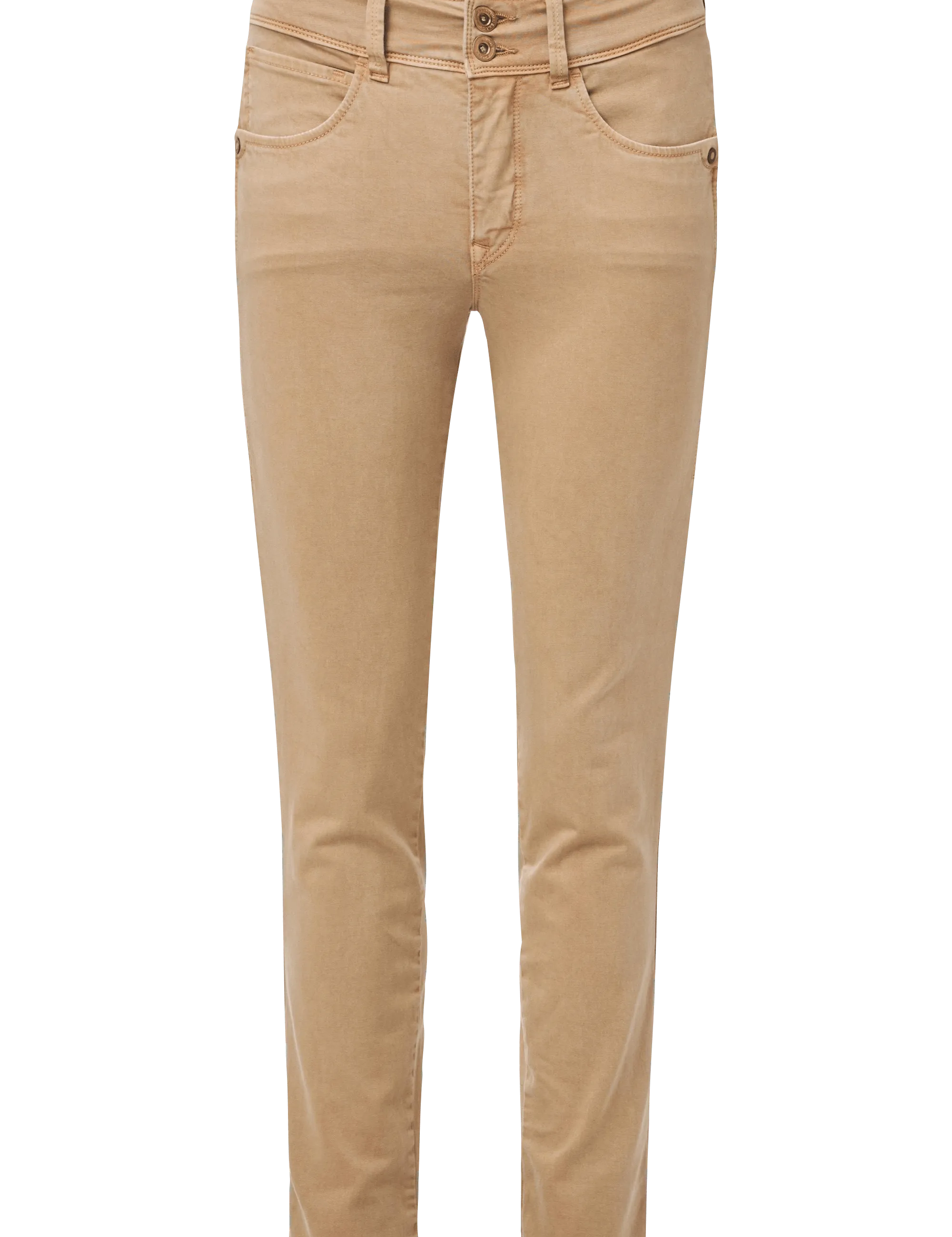 Pantalones Push In Secret Skinny Con Color - ECRU