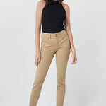 Pantalones Push In Secret Skinny Con Color - ECRU