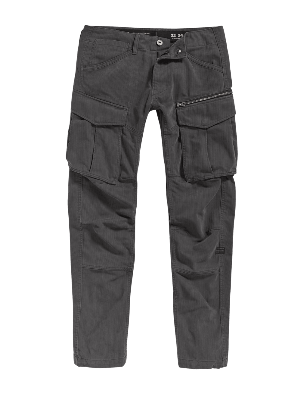 Pantalones Rovic Zip 3D Regular Tapered - ECRU