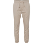 Pantalones Slim-Truc Cuff Simple Taupe - ECRU