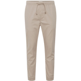 Pantalones Slim-Truc Cuff Simple Taupe - ECRU