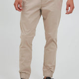 Pantalones Slim-Truc Cuff Simple Taupe - ECRU