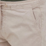Pantalones Slim-Truc Cuff Simple Taupe - ECRU