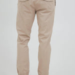 Pantalones Slim-Truc Cuff Simple Taupe - ECRU