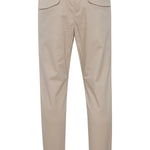 Pantalones Slim-Truc Cuff Simple Taupe - ECRU