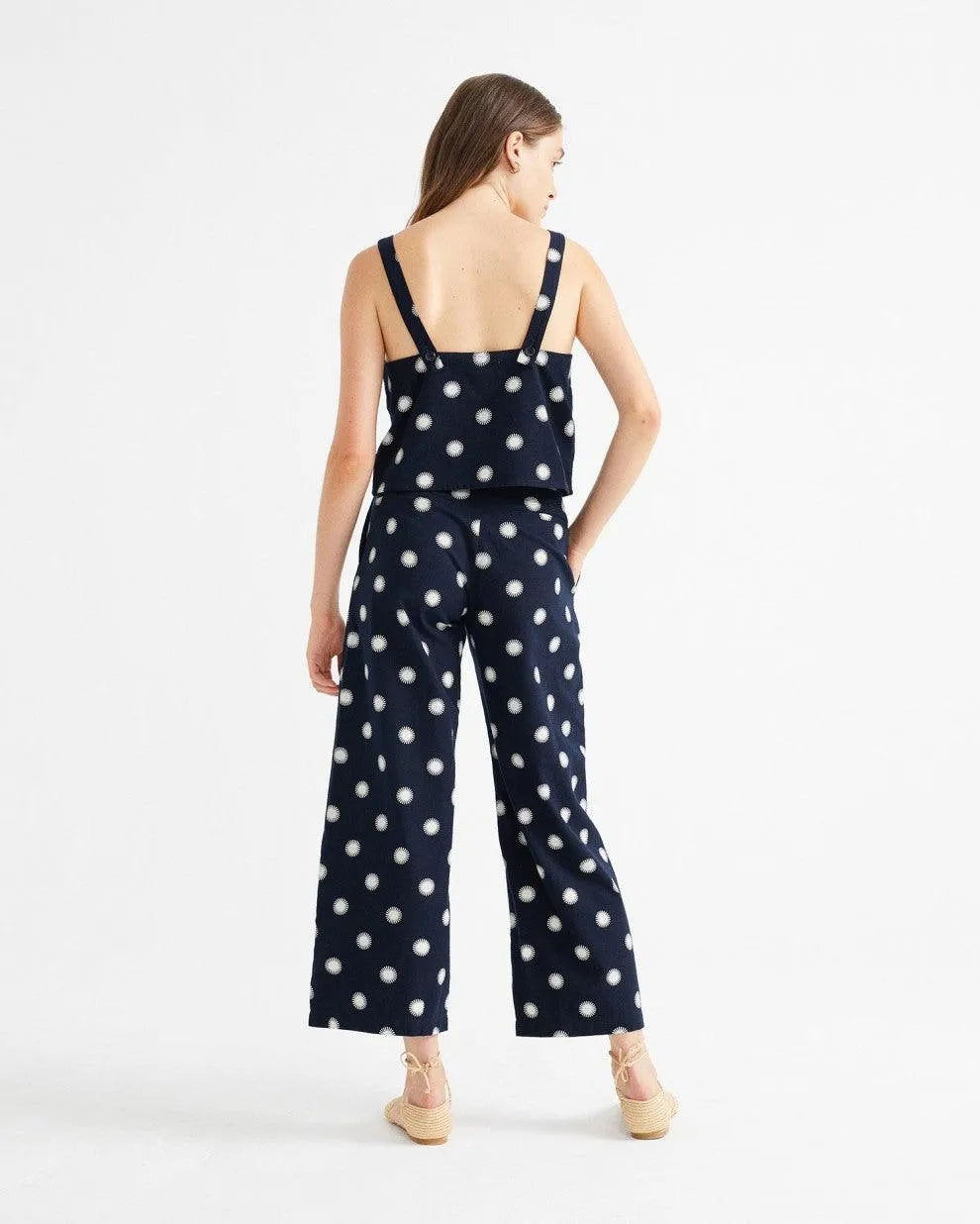 Pantalones Soles Begonia - ECRU