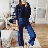 Pantalones Vaqueros Anchos Faith - ECRU