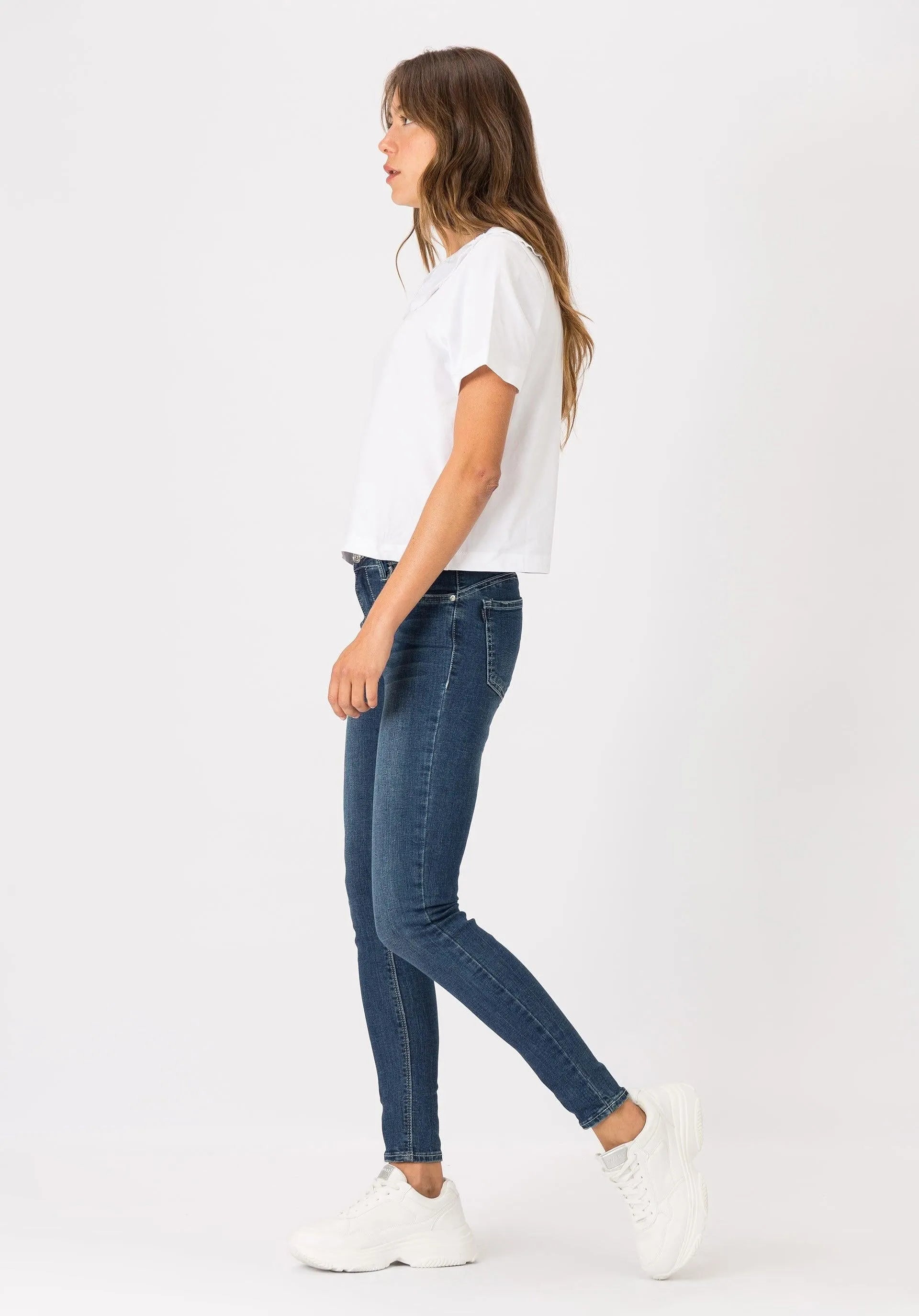 Pantalones Vaqueros Body Curve 102 - ECRU