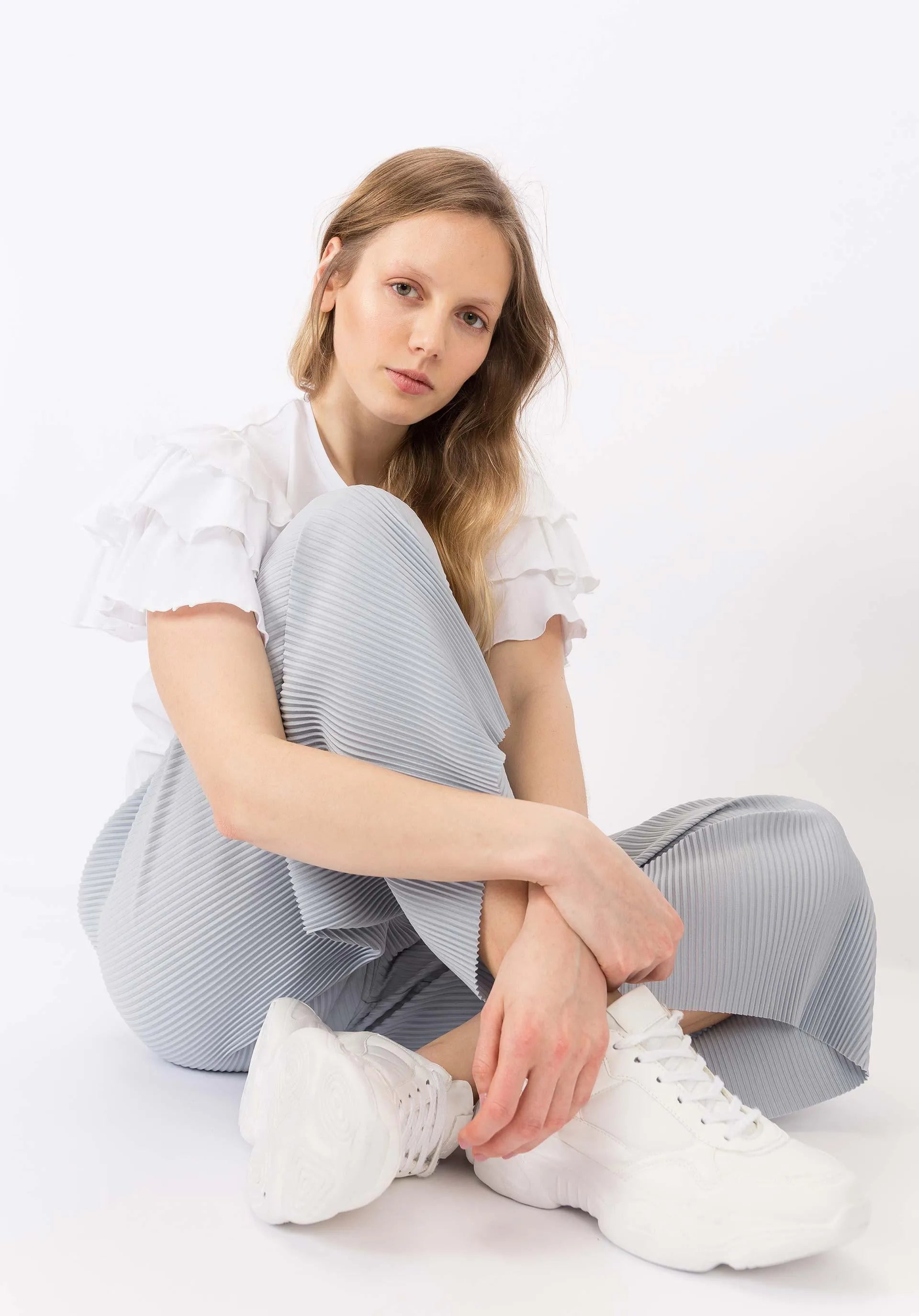 Pantalones Viareggio 3 - ECRU