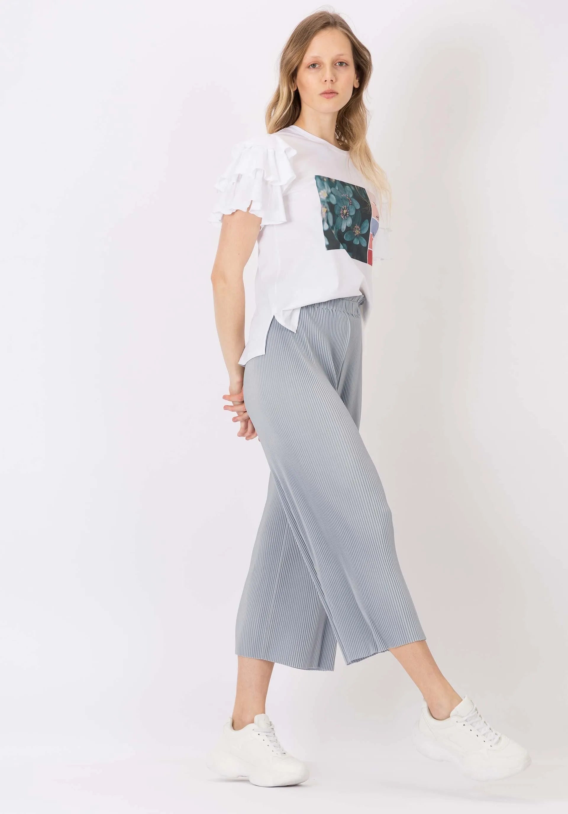 Pantalones Viareggio 3 - ECRU