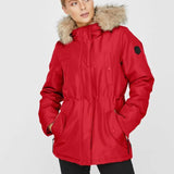 Parka Capucha piel - ECRU