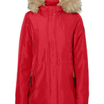 Parka Capucha piel - ECRU