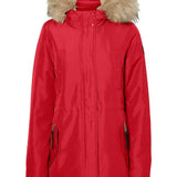 Parka Capucha piel - ECRU