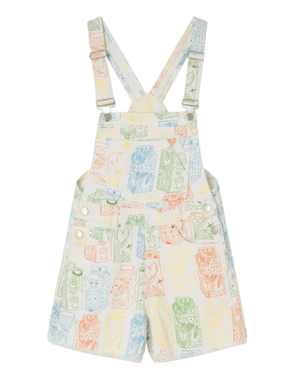 Peto corto vaquero juices - ECRU