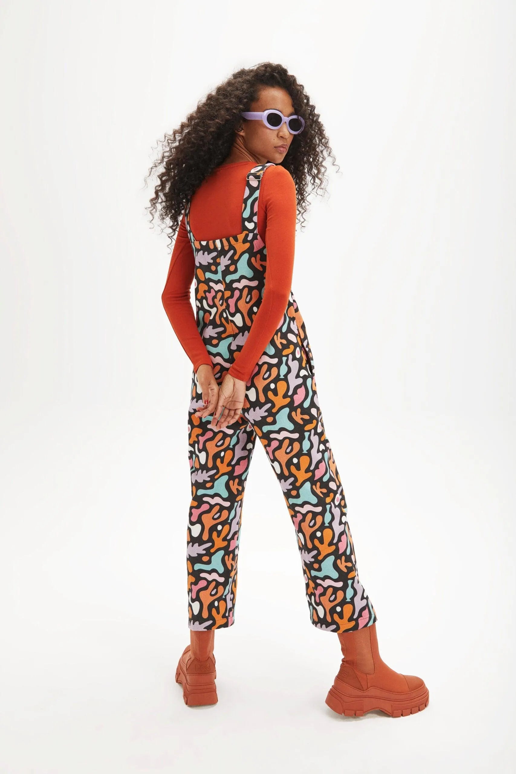 Peto largo estampado - ECRU