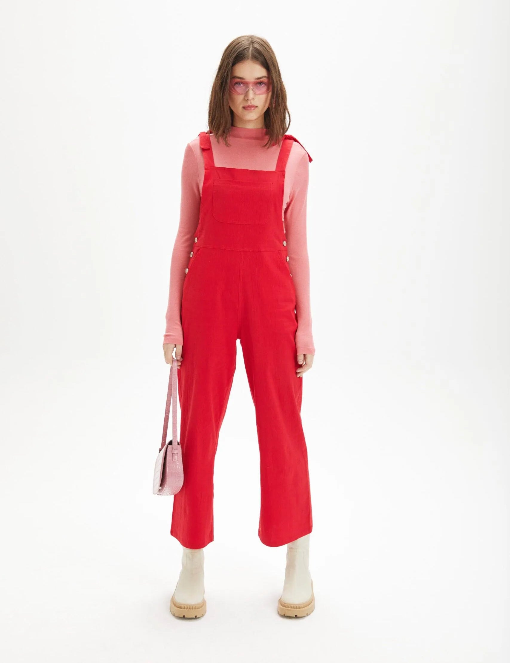 Peto largo lazos - ECRU