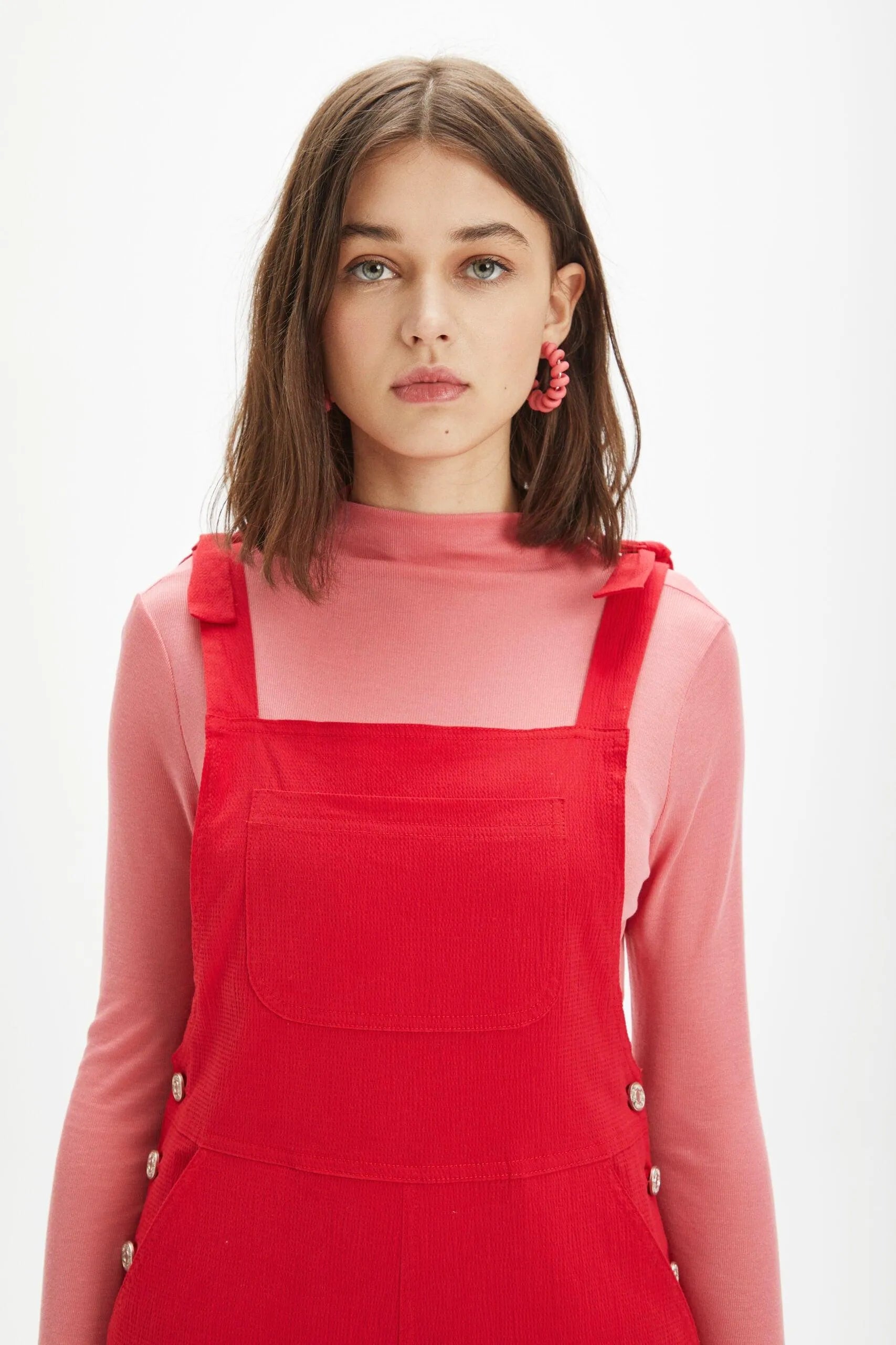 Peto largo lazos - ECRU