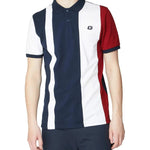 Polo a Rayas Color Block - ECRU