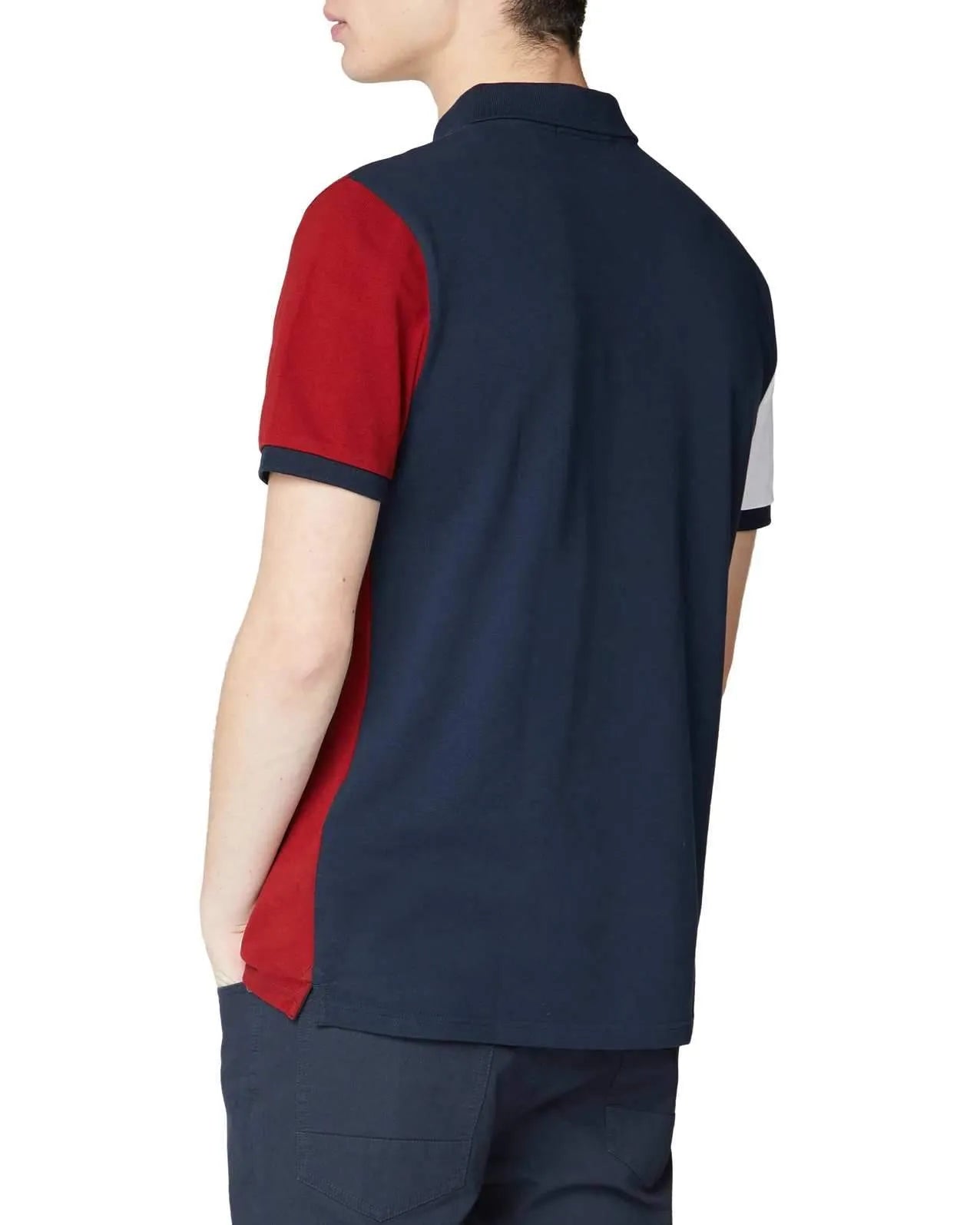 Polo a Rayas Color Block - ECRU