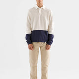 Polo Color Block - ECRU