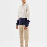 Polo Color Block - ECRU