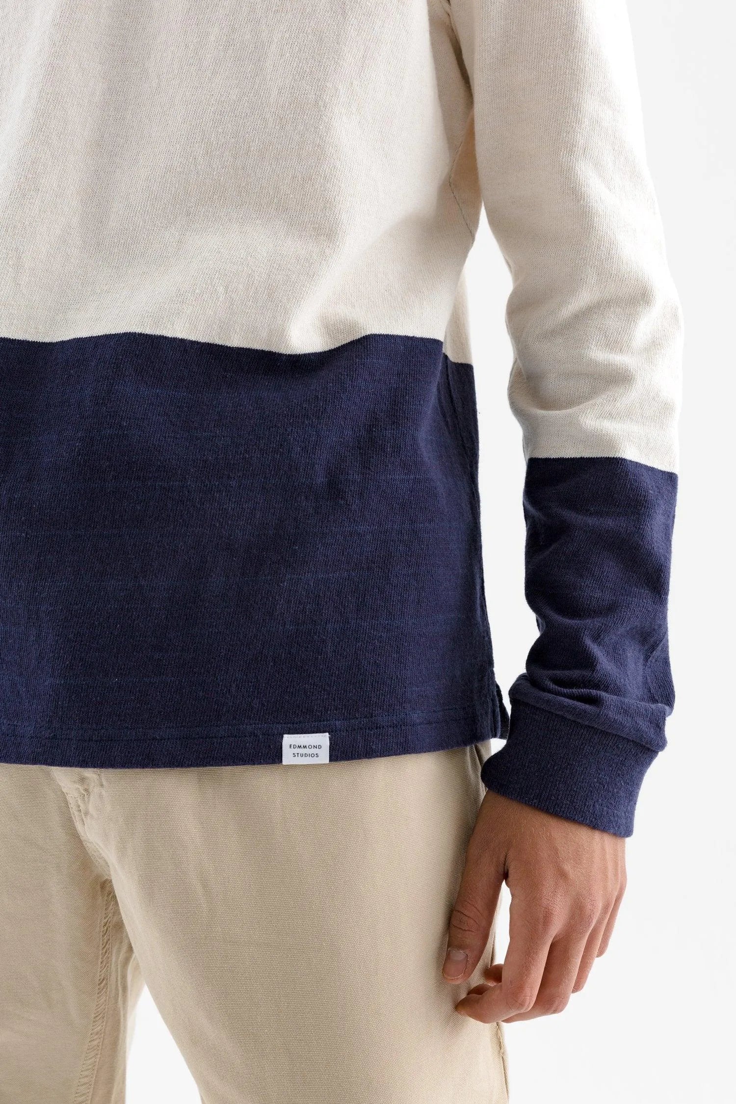 Polo Color Block - ECRU