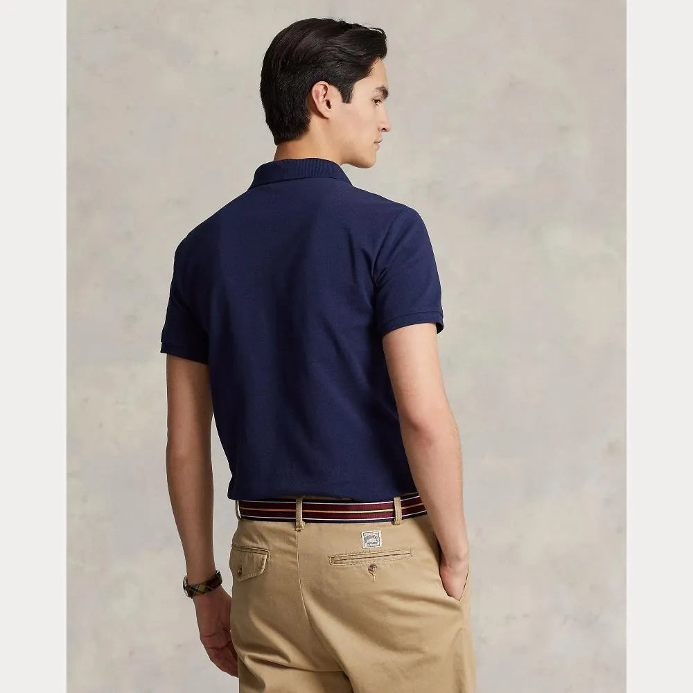 Polo Custom Slim Fit con Polo Bear - ECRU