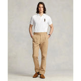 Polo Custom Slim Fit con Polo Bear - ECRU