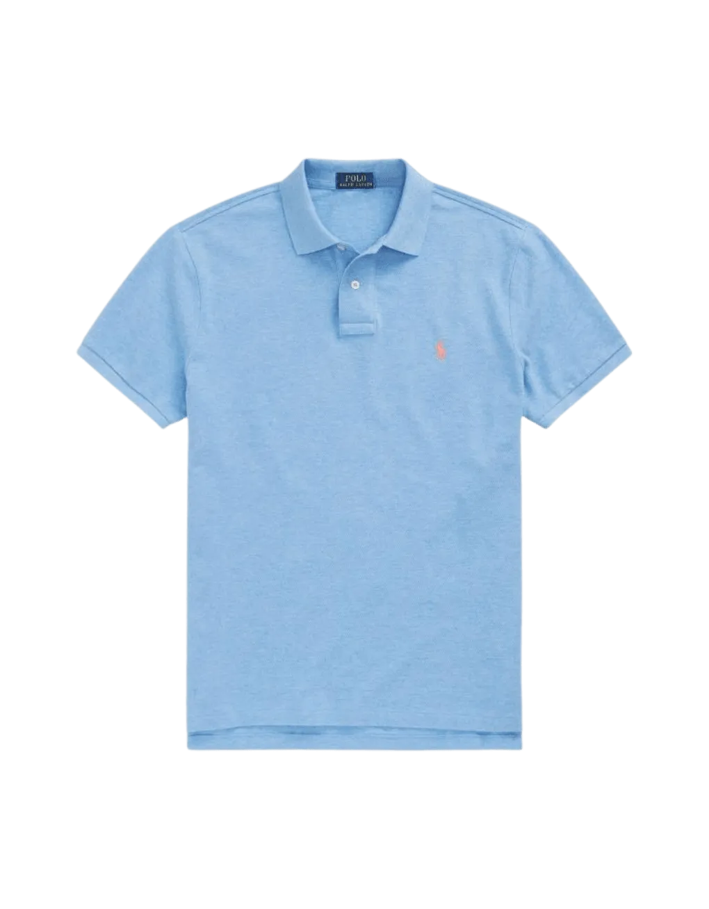 Polo de Hombre de Piqué Ralph Lauren Mesh Slim Fit Blue - ECRU