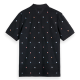 Polo De Piqué Con Estampado Allover De Algodón Orgánico - ECRU