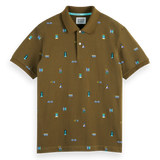 Polo de Piqué Orgánico Printed - ECRU