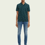 Polo de Piqué Orgánico Printed - ECRU