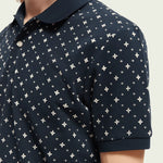 Polo de Piqué Orgánico Printed - ECRU