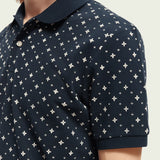Polo de Piqué Orgánico Printed - ECRU